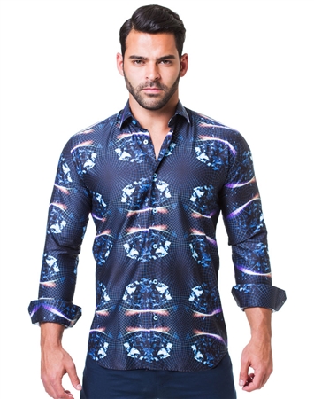 Unique Navy Fashion Shirt