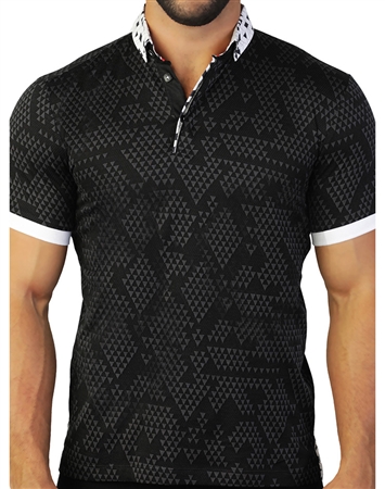 Designer Black Polo