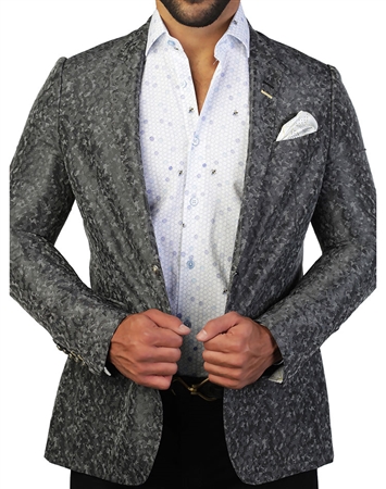 Luxury Black Camo Sport Coat