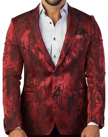 Fiery Red Blazer