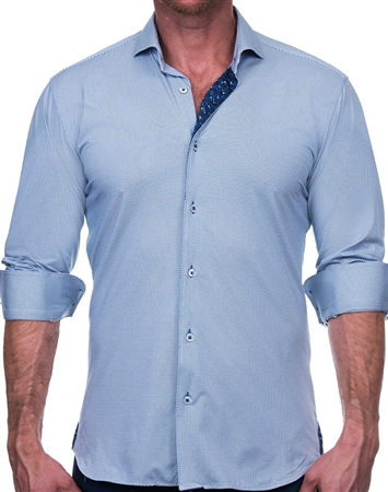 Light Blue Business Casual Dress Shirt