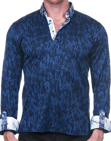 Royal Blue Long Sleeve Polo