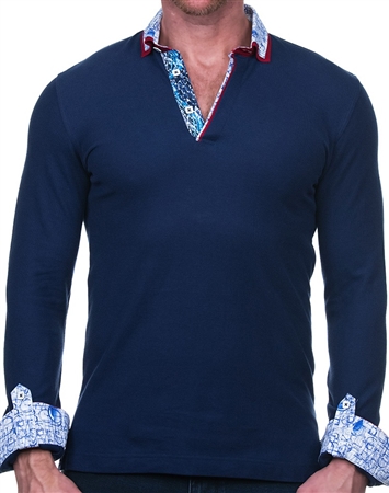 Fashionable Mens Polo in Blue