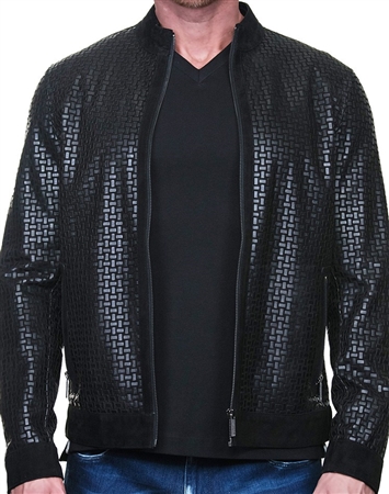 Eye-Catching Black Leather Jacket