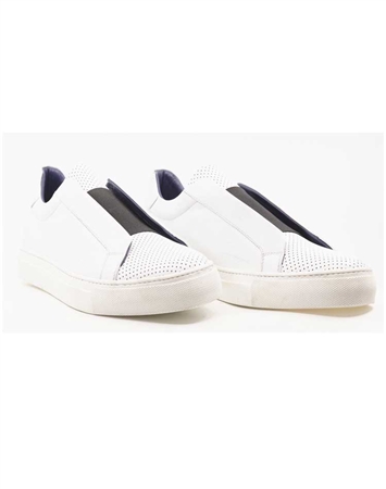 Fashion Shoes: White Desinger Shoes- Maceoo White Casual Shoe