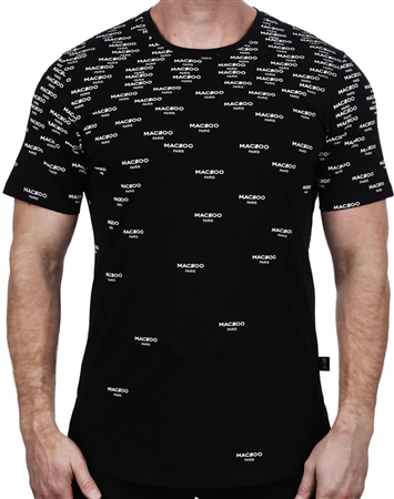 Designer Logo Print Crew  Neck Shirt