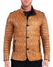 Maceoo field brown leather Jacket