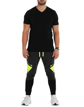 Maceoo Designer Casual T-Shirt Solid Black