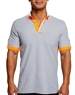 Maceoo Designer Short Sleeve Polo Shirts Mozart DC Grey