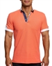 Maceoo Designer Short Sleeve Polo Shirts Mozart DC Coral