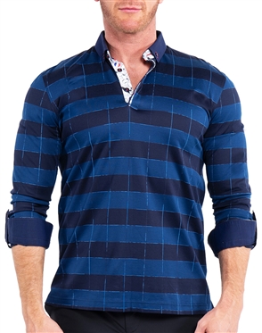 Maceoo Polo Newton Blocks Blue