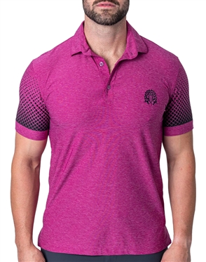 Pink Maceoo Fashion Polo Shirt