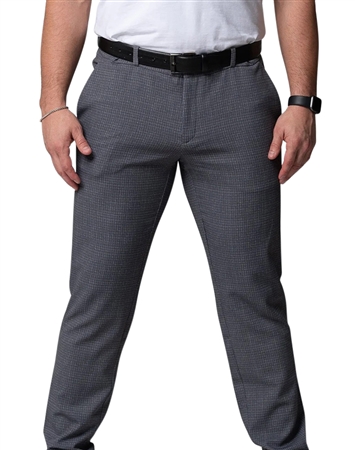 Maceoo 4 Way Stretch Pants Square Grey