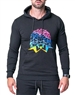 Maceoo Sweater Hoodie Neon Black