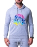 Maceoo Sweater Hoodie Neon Grey