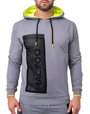 hoodie net gray