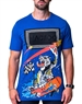 Tee skateboard blue