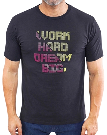 Tee workhard black