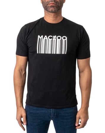 Maceoo Shirt Tee Barcode Black