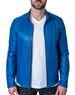 Maceoo lab blue leather Jacket