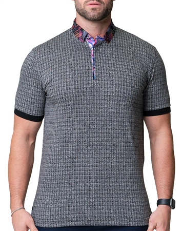 Maceoo Grey Fashion Polo