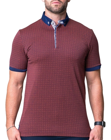 Maceoo Red Fashion Polo