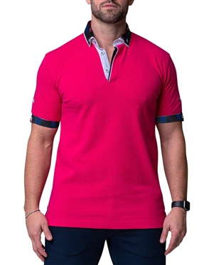 Polo Mozartsolidskullfuchsia Pink