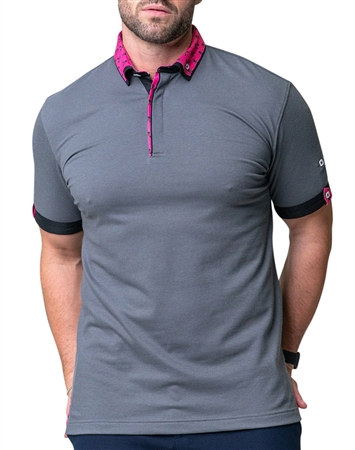 Maceoo Grey Fashion Polo