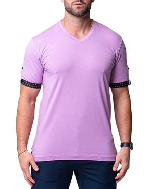 V-Neck Vivaldisolidpeace Purple