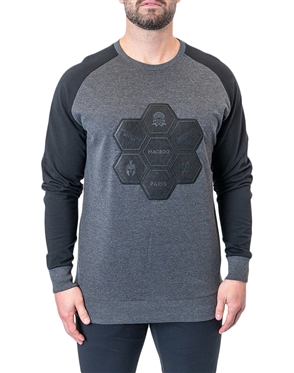 Maceoo Sweater HiveMind NavyBlue