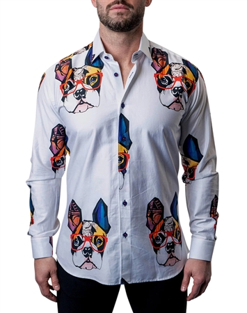 Fibonacci Frenchie Frame White
