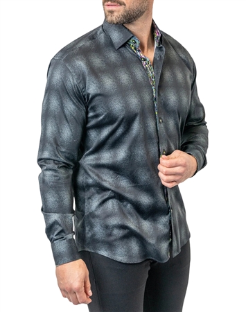 Maceoo Shirt Fibonacci Carbon 17 Black