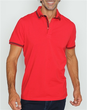 Fashion Fit Polo Shirt Red