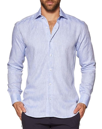 Dress Shirt: lightblue Long Sleeve Dress Shirt