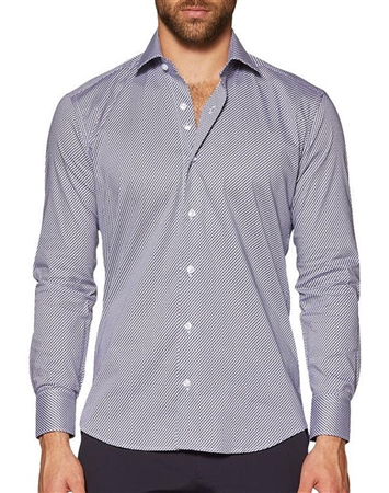 Dress Shirt: checkered Long Sleeve Dress Shirt