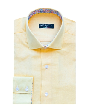 Masutto Long Sleeve Button Down Shirt LIN-08