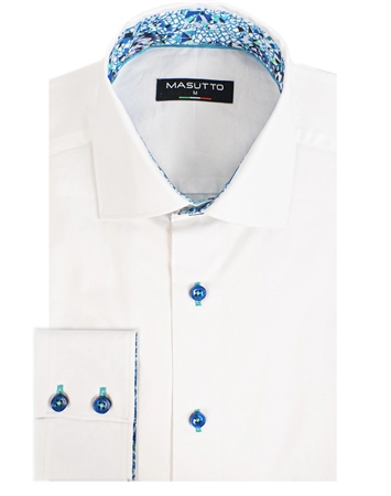 Luxury Sport Shirt - White Button Up Shirt