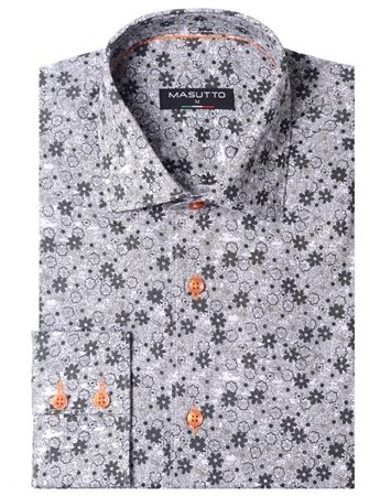 Luxury Sport Shirt - Grey Button Up Shirt