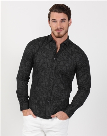 Lively Men’s Black Designer Shirt