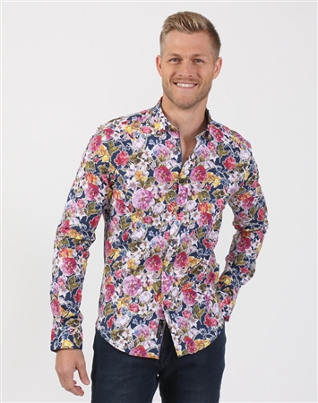 Men’s Botanic Multi Colored Dress Shirt