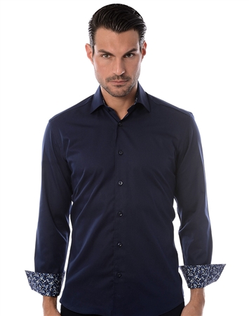 Casual Navy Sport Shirt