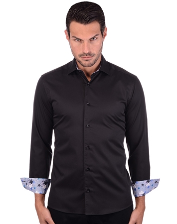 Ebony Black Men’s Designer Men’s Shirt