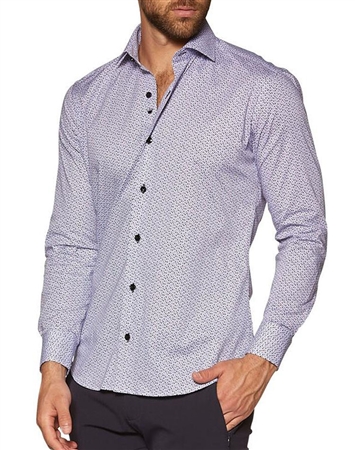 Dress Shirt: oxfordnavy Long Sleeve Dress Shirt