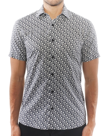 Black Grey Dot Luxury Shirt