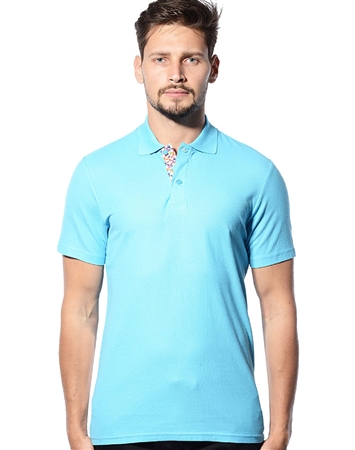 Sky Blue Short Sleeve polo Shirt