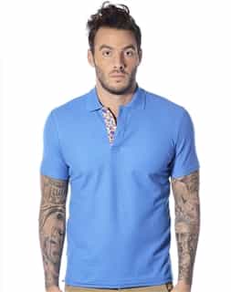 Designer Polo - Blue Short Sleeve