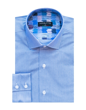 Masutto Long Sleeve Button Down Shirt S SUERO-02