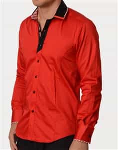 T R Premium shirts 529 Red