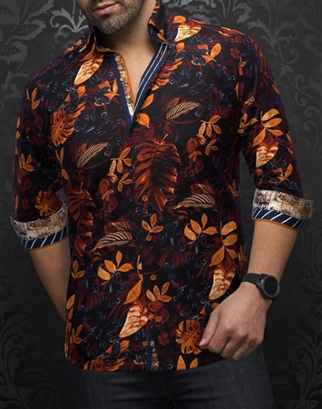 Au Noir Shirt Adrien Navy
