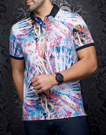 Au Noir Polo Amazonia Neon